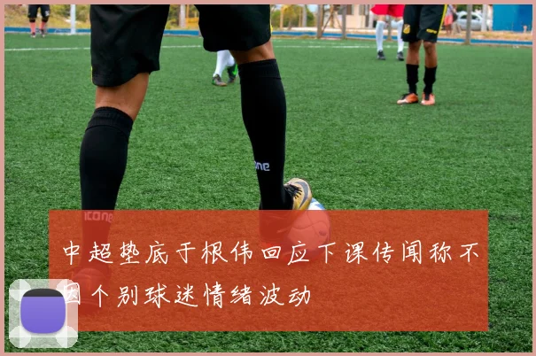 中超垫底于根伟回应下课传闻称不因个别球迷情绪波动